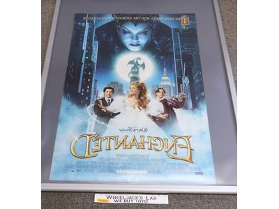 Walt Disney Enchanted Movie Theater Poster 27" X 40" Original DS Double Sided