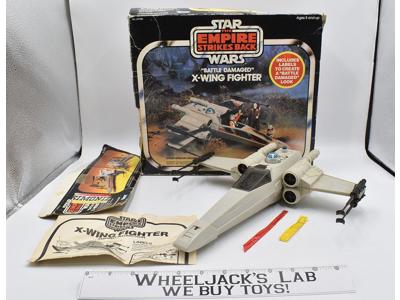 X-Wing Fighter Battle Damaged w/ Box Vintage Star Wars ESB 1983 Kenner