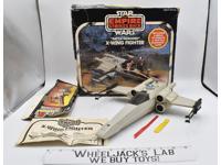 X-Wing Fighter Battle Damaged w/ Box Vintage Star Wars ESB 1983 Kenner