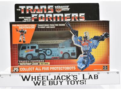 Hot Spot MIB 100% Complete 1986 Vintage Hasbro Action Figure G1 Transformers