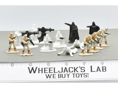 Hoth Rebel Imperial Soldiers Lot of 14 Micro Collection Star Wars Kenner Vintage