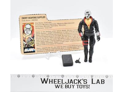 Destro Enemy Weapons Supplier 100% Complete GI Joe 1983 Hasbro Vintage