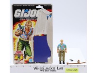 Chuckles V1 100% Complete 34 Cardback GI Joe 1987 Hasbro Vintage Action Figure