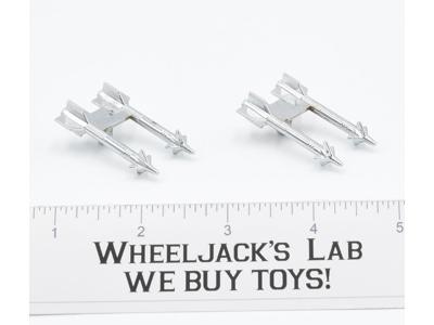 Four Star Phantom F-15 Jet Transformers Chrome Missiles Rockets 2x
