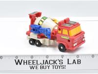 Quickmix * 100% Complete 1988 Vintage G1 Transformers Cement Mixer Action Figure