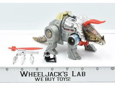 Slag * 100% Complete 1985 Vintage G1 Transformers Triceratops Action Figure