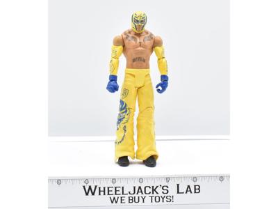Rey Mysterio Yellow Pants Blue Gloves Mattel Action Figure WWF WWE