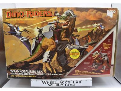 Tyrannosaurus Rex WORKS Krulos Bitor Cobrus Dino Riders Vintage 1987 Tyco