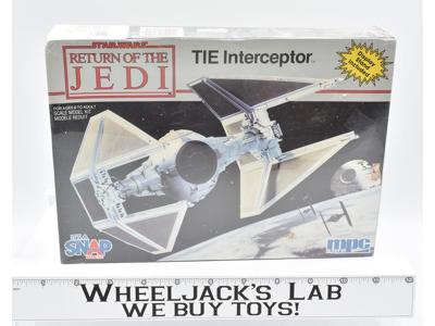 TIE Interceptor Model Kit 8931 ROTJ Star Wars 1990 MISB MPC Ertl