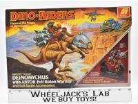 Deinonychus W Antor Boxed Dino Riders Vintage Action Figure 1987 Tyco
