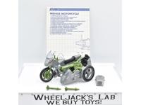 Silver Mirage Motorcycle 100% Complete B GI Joe Cobra 1987 Vintage Hasbro