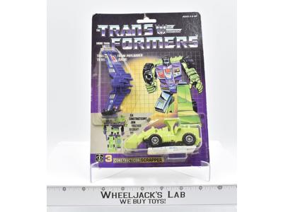 Scrapper Devastator NR MINT FIGURE W/ BUBBLE Vintage TM 1985 G1 Transformers