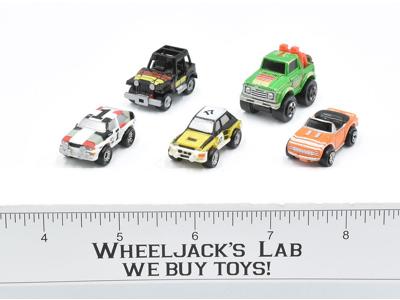 Lot of 5 Off-Road Vehicles Micro Machines 1988 Lewis Galoob
