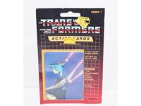 Skywarp Sealed Pack Card #47 Transformers Trading Action Cards 1985 G1