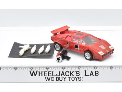 Sideswipe * 100% Complete 1985 Hasbro G1 Transformers Lamborghini Action Figure
