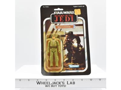 Rebel Commando 65 Back MOSC Sealed Star Wars ROTJ 1983 Kenner Action Figure