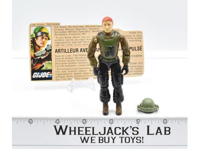 Thunder Self-Propelled Gun Artilleryman GI Joe 1984 Hasbro Action Figure Vintage