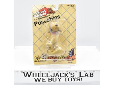 Pound Puppies Poseables The Sitting Brown Hound MOSC Tonka Employee Owned 1986