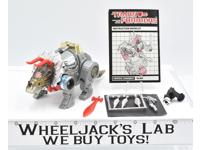 Slag ~ 100% Complete 1985 Vintage Hasbro G1 Transformers Action Figure W MANUAL