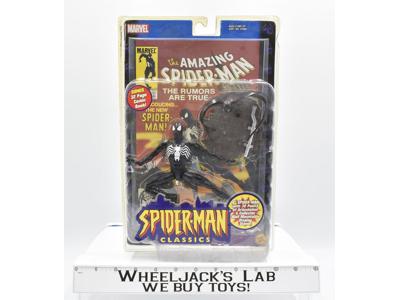 Spider-Man Classics Black Costume W/ Comic #232 NEW 2000 Marvel Toybiz