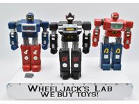Albegas Blue Black Red Gladiator Bandai 1983 Voltron II Robot Figure Diecast