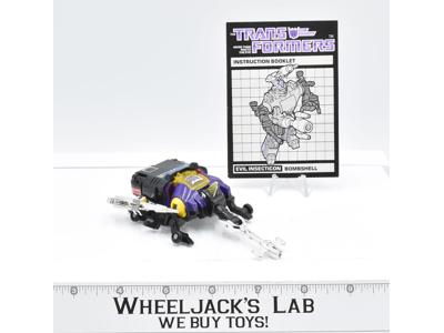 Bombshell ~ 100% Complete 1985 Hasbro G1 Transformers Action Figure W MANUAL