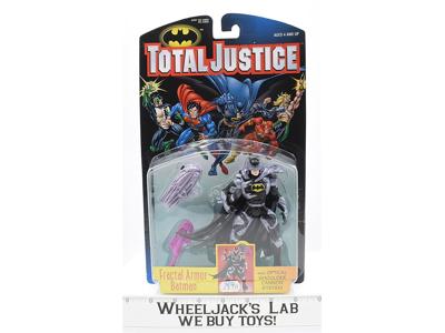 Fractal Armor Batman MOSC NEW Total Justice Kenner 1996 Action Figure