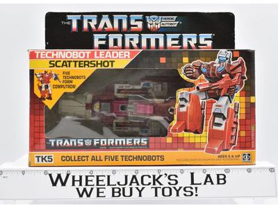 Scattershot MIB 100% Complete 1987 Vintage Hasbro Action Figure G1 Transformers