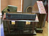 Circle X Ranch * 22 Photo's * Johnny West Marx Vintage Cardboard Playset 1966