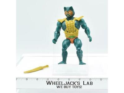 Mer-Man Green Belt 100% Complete 1981 He-Man MOTU Mattel Masters of the Universe