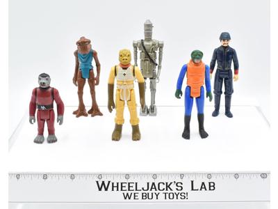 Lot Star Wars Figures X6 1977 Star Wars Vintage Kenner Action Figure No Repro