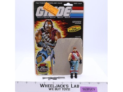 Monkeywrench V1 100% Complete W/Cardback 1986 GI Joe Vintage Action Figure