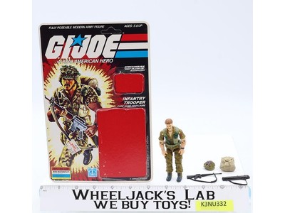 Footloose V1 100% Complete 34 Cardback 1985 G.I. Joe Hasbro Vintage Figure