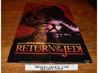 Vintage 1983 Star Wars Return of the Jedi Darth Vader Poster 22" x 34"