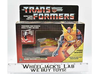 Rodimus Prime NEAR MINT FIGURE MIB 100% Complete 1986 Vintage G1 Transformers