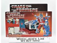 Ultra Magnus MIB NEAR MINT FIG UNUSED STICKERS 1986 Vintage G1 Transformers