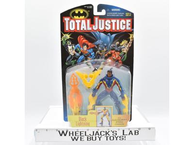 Black Lightning MOSC NEW Total Justice Kenner 1997 Action Figure