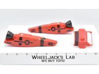 Jetfire Boosters Thrusters Armor Pair and Clip WITH STICKER 1985 G1 Transformers