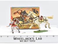 8854 Mounted Cavalry Soldier Norman W Axe Toy Soldiers Elastolin 70MM W/BOX