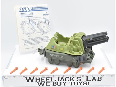 SLAM 100% Complete B Gi Joe 1987 Vintage Action Figure Vehicle Hasbro