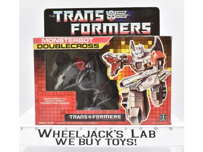 Doublecross MIB NICE FIGURE UNUSED STICKERS 100% 1987 Vintage G1 Transformers