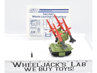 Pac Rat Missile Launcher 100% C Complete Vintage GI Joe Cobra ARAH 1983 Vehicle