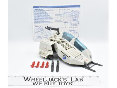 Cobra Wolf 1987 A 100% Complete Gi Joe Cobra Vintage Action Figure Hasbro