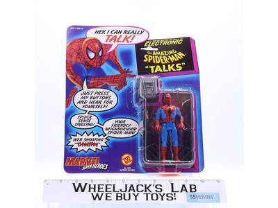 Electronic Spiderman "Talks" Marvel Super Heroes 1991 Toybiz Vintage WORKS MOSC
