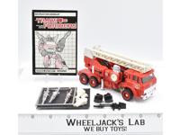 Inferno ~ 100% Complete 1985 Vintage G1 Transformers Action Figure W MANUAL