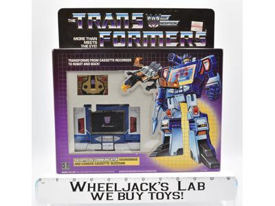 Soundwave MIB 100% Complete Vintage Hasbro G1 Transformers 1984 Action Figure