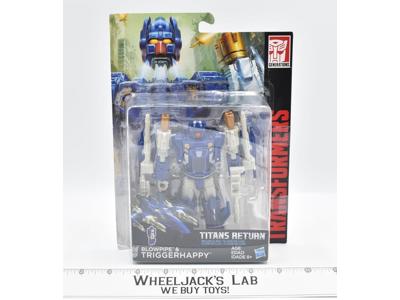 Triggerhappy &amp; Blowpipe NEW MOSC Deluxe Titans Return Generations Transformers