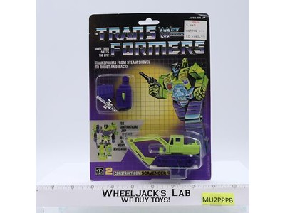 Scavenger TM G1 Transformers 1985 Hasbro Vintage Action Figure MOSC NEW Sealed