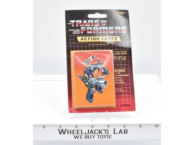 Bombshell Sealed Pack Card #114 Transformers Trading Action Cards 1985 G1