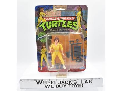 April O'Neil 10 Back NEW MOSC 1988 TMNT Teenage Mutant Ninja Turtles Playmates